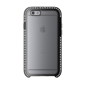 Противоударный чехол LUNATIK Seismik для Apple iPhone 6/6S (4.7") - черный прозрачный