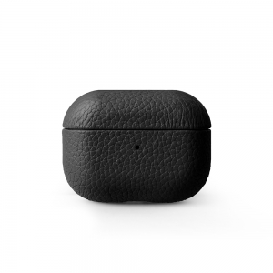 Кожаный чехол Melkco Snap Cover для наушников Apple AirPods Pro, черный