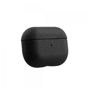 Кожаный чехол Melkco Origin Series Snap Cover для наушников AirPods Pro 2, черный
