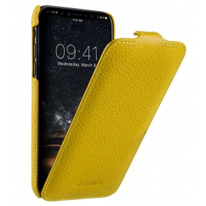 Кожаный чехол флип Melkco для Apple iPhone 11 - Jacka Type - желтый