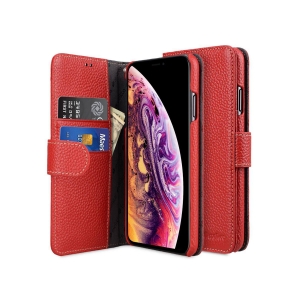 Кожаный чехол книжка Melkco для Apple iPhone 11 - Wallet Book Type - красный