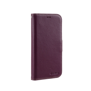 Кожаный чехол книжка Melkco для Apple iPhone 12 mini (5.4") - Wallet Book Type, сиреневый