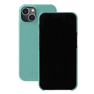 Кожаный чехол накладка Melkco для Apple iPhone 13 (6.1") - Snap Cover, цвет Тиффани