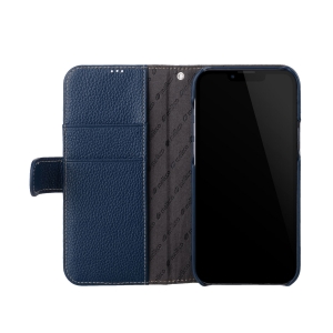 Кожаный чехол книжка Melkco для Apple iPhone 13 mini (5.4") - Wallet Book Type, темно-синий
