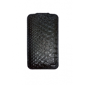 Кожаный чехол Melkco для Apple iPhone 3GS/3G - Jacka Type - змеиная кожа - черный