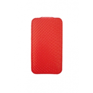 Кожаный чехол Melkco для Apple iPhone 3GS/3G - Jacka Type - змеиная кожа - красный