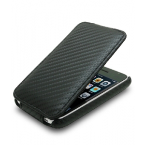 Чехол Melkco для Apple iPhone 3GS/3G - Jacka Type - черный карбон