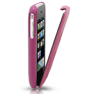 Кожаный чехол Melkco для Apple iPhone 3GS/3G - Jacka Type - сиреневый