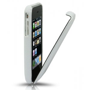 Кожаный чехол Melkco для Apple iPhone 3GS/3G - Jacka Type - белый