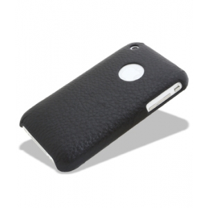 Кожаный чехол накладка Melkco для Apple iPhone 3GS/3G - Snap Cover - черный