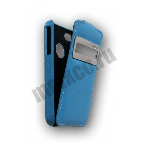 Кожаный чехол Melkco для Apple iPhone 4/4S - Jacka ID Type - синий