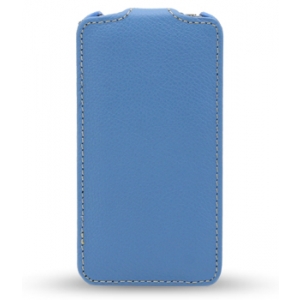 Кожаный чехол Melkco для Apple iPhone 5C - Jacka Type - голубой