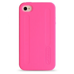 Двухслойный противоударный чехол Melkco Kubalt Double Layer Case для Apple iPhone 4/4S - розовый