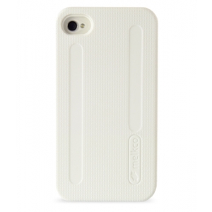 Двухслойный противоударный чехол Melkco Kubalt Double Layer Case для Apple iPhone 4/4S - белый