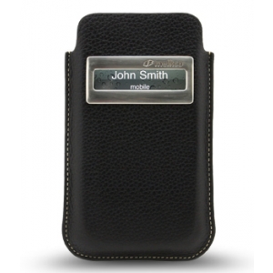 Кожаный чехол Melkco для Apple iPhone 4/4S - iCaller Pouch Type - черный