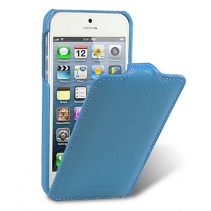 Кожаный чехол Melkco для Apple iPhone 5/5S / iPhone SE - Jacka Type - голубой