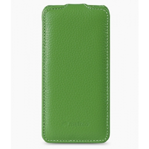 Кожаный чехол Melkco для Apple iPhone 5C - Jacka Type - зеленый