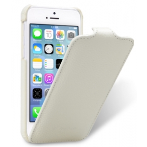Кожаный чехол Melkco для Apple iPhone 5C - Jacka Type - белый