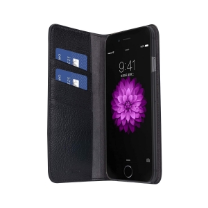 Кожаный чехол книжка Melkco для Apple iPhone 6/6S (4.7") - Herman Book Style Case, черный