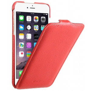 Кожаный чехол Melkco для Apple iPhone 6/6S Plus (5.5") - Jacka Type - красный