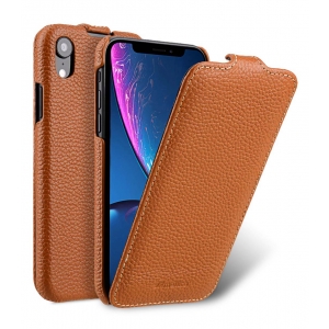 Кожаный чехол Melkco для Apple iPhone XR - Jacka Type - оранжевый