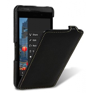 Кожаный чехол Melkco для Blackberry Z10 - Jacka Type - чёрный