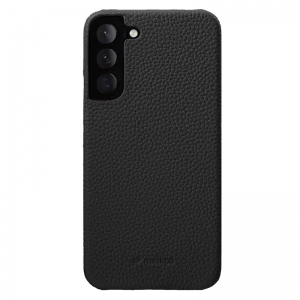 Кожаный чехол накладка Melkco для Samsung Galaxy S22+ - Snap Cover, черный