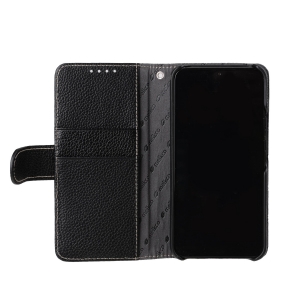 Кожаный чехол книжка Melkco Wallet Book Type для Samsung Galaxy S22, черный