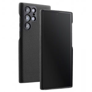 Кожаный чехол накладка Melkco Origin Regal SС для Samsung Galaxy S23 Ultra, черный