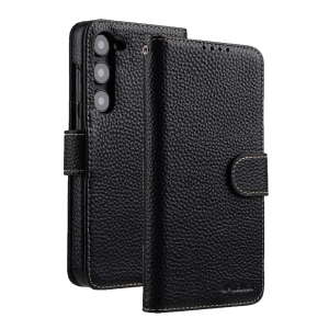 Кожаный чехол книжка Melkco Wallet Book Type для Samsung Galaxy S23, черный