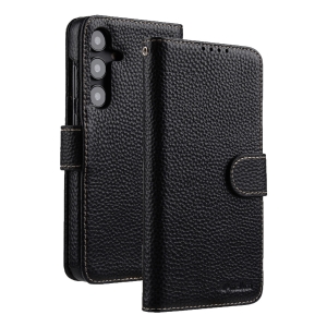 Кожаный чехол книжка Melkco Wallet Book Type ND для Samsung Galaxy S24, черный