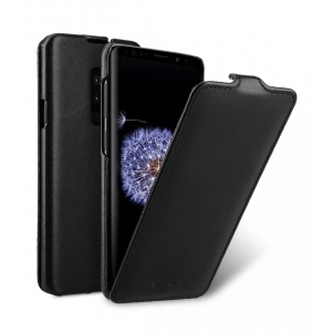 Кожаный чехол флип Melkco для Samsung Galaxy S9+ - Jacka Type, черный