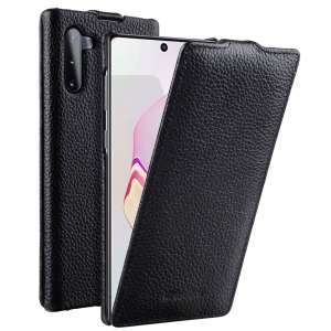 Кожаный чехол Melkco для Samsung Galaxy Note 10 - Jacka Type - черный