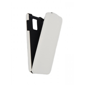 Кожаный чехол книжка Melkco для Samsung Galaxy S5 - Jacka Type - белый