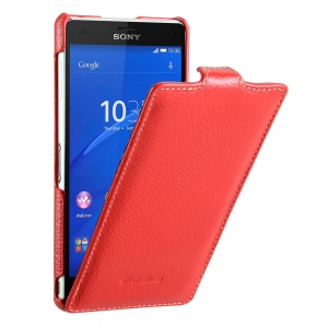 Кожаный чехол Melkco для Sony Xperia Z3 D6653 - Jacka Type - красный Кожаный чехол Melkco для Sony Xperia Z3 D6653 - Jacka Type - красный