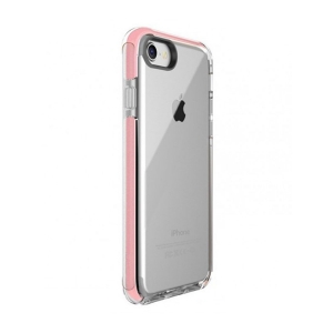 Чехол накладка TPU Rock Space Guard G1 Series для Apple iPhone 7/8 - прозрачный, розовый