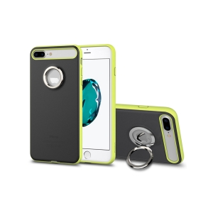Чехол накладка с кольцом Rock Ring Holder Case M2 для для Apple iPhone 7 Plus/8 Plus - черный, лимонный
