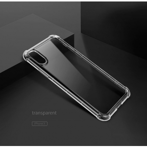 Чехол накладка Rock Space Fence Pro для iPhone X/XS - прозрачный