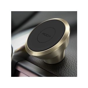 Автомобильный магнитный держатель для смартфонов на торпеду Magnetic Dashboard Car Mount, золотистый