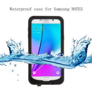Водонепроницаемый, противоударный чехол Redpepper Waterproof Case для Samsung Galaxy Note 5 - чёрный