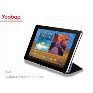 Кожаный чехол Yoobao Leather Case SBK для Samsung Galaxy Tab 10.1" P7500 / P7510 - чёрный
