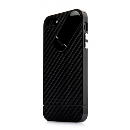 Пластиковый чехол CAPDASE Snap Jacket Graphite для Apple iPhone 5/5S / iPhone SE - черный