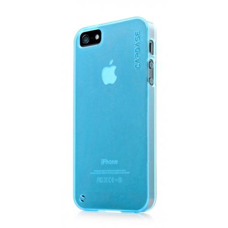 Силиконовый чехол CAPDASE Soft Jacket Xpose for Apple iPhone 5/5S / iPhone SE - голубой