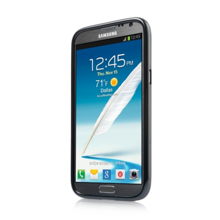 Силиконовый чехол CAPDASE Soft Jacket Xpose для Samsung Galaxy Note 2 GT-N7100 - черный