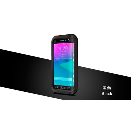 Противоударный, влагозащищенный чехол LOVE MEI POWERFUL для Samsung Galaxy Note EDGE - черный