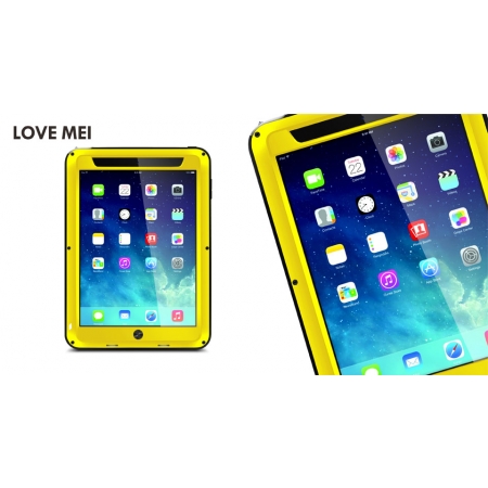 Противоударный, влагозащищенный чехол LOVE MEI POWERFUL для Apple iPad Mini / Apple iPad Mini с дисплеем Retina - желтый