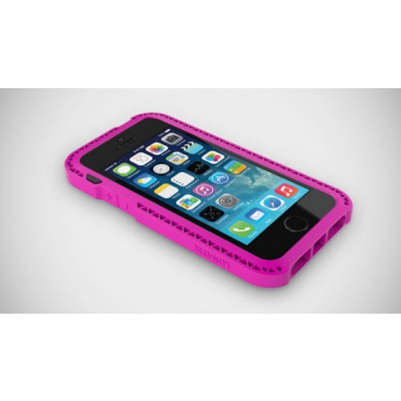 Противоударный чехол LUNATIK Seismik для Apple iPhone 5/5S / iPhone SE - розовый