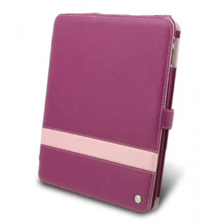 Кожаный чехол Melkco для Apple iPad 3G/Wifi - Limited Edition Book Type - сиреневый