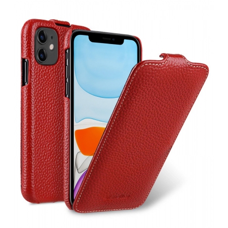Кожаный чехол флип Melkco для Apple iPhone 11 - Jacka Type - красный