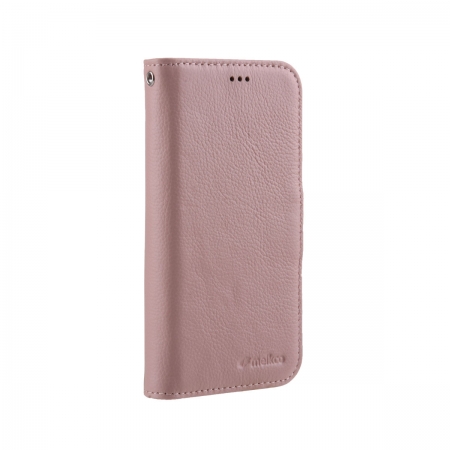 Кожаный чехол книжка Melkco для Apple iPhone 12 mini (5.4") - Wallet Book Type, розовый